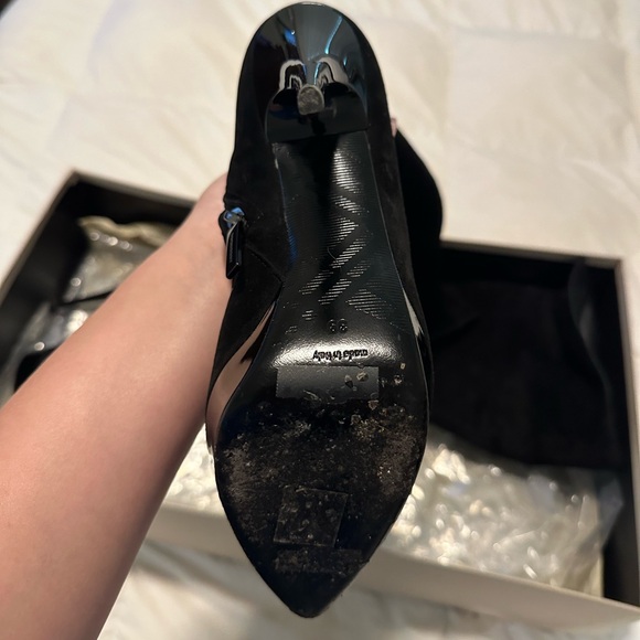 BURBERRY thigh high suede black boots - Picture 7 of 12
